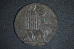 Memorial plaque ('The Dead Man's Penny')