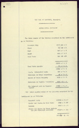 Draft Inland Revenue affidavit and other accounts concerning estate duties