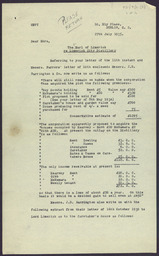 Copy correspondence between Rooper & Whately and Barrington & Son concerning the proposed sale of Limerick City Distillery to the Limerick Corporation