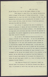 Copy correspondence between Rooper & Whately and Barrington & Son concerning the proposed sale of Limerick City Distillery to the Limerick Corporation