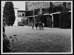 Students on campus in the early days of NIHE Limerick