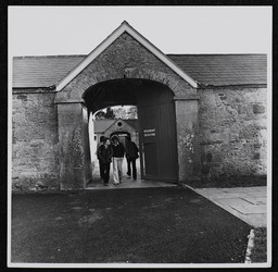 Students on campus in the early days of NIHE Limerick