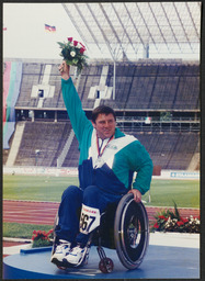 Paralympic athlete Sean O'Grady at various sporting events