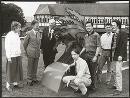 Showjumping fence designed by UL students for Kerrygold Dublin Horse Show