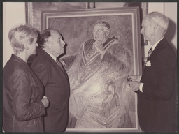 Unveiling of portraits of Noel Mulcahy, Patrick Doran and Barra O Cinneide, former chairmen of NCEA