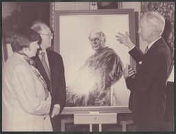 Unveiling of portraits of Noel Mulcahy, Patrick Doran and Barra O Cinneide, former chairmen of NCEA