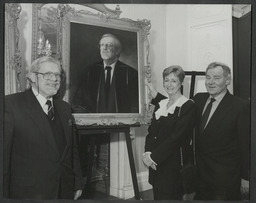 Unveiling of portraits of Noel Mulcahy, Patrick Doran and Barra O Cinneide, former chairmen of NCEA