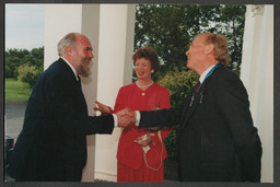 Mary and Nick Robinson [at Plassey House?]