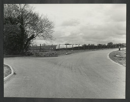 Road and poytunnel on campus