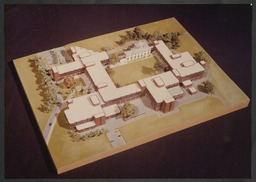 Model of main building and Plassey House