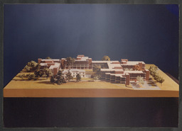 Model of main building and Plassey House