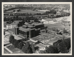 Aerial views of the campus