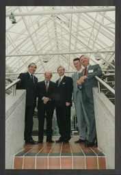 Minister for Tourism Enda Kenny, Tom O'Donnell, Jim Deegan, Noel Whelan, John A. Daly and Dr Ed Walsh at the Tourism Centre