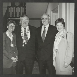 Mayor Jim Kemmy, Pat Rabbitte, Edward Walsh, Patricia Byrne and Frank Prendercast [at National Technology Park?]