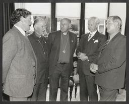 Minister for Agriculture Ivan Yates [at Plassey House?] - possibly an An Bord Glas event