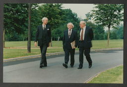 Michael D. Higgins and Jim Kemmy at the University of Limerick