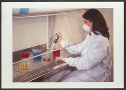 Students and teachers in science labs