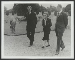 Old shots of Eamonn DeValera and Kathleen Lonsdale