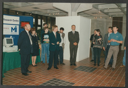 Shots relating to Materials Ireland Research Centre including technical equipment, students/staff in laboratory, CD launch, groups on campus etc.