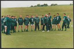 Shoot of Irish soccer team training at UL under Jack Charlton