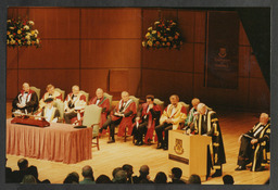 Photos of Dr. Roger GH Downer's inauguration as president of UL