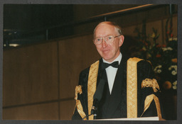 Photos of Dr. Roger GH Downer's inauguration as president of UL