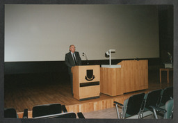 Photos of Dr. Roger GH Downer at various events, the President's House in Killaloe