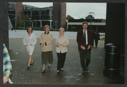 Photos of Dr. Roger GH Downer at various events, the President's House in Killaloe