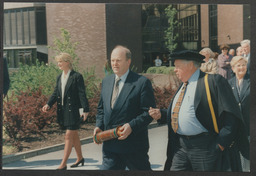 Construction of the Library and Information Science building (LIS) and the Foundation Stone Ceremony