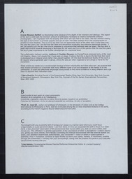 Document entitled 'Resonating Voices. An Archived Commentary or a Reflection on the AVANT...GARDE' page 2