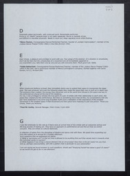 Document entitled 'Resonating Voices. An Archived Commentary or a Reflection on the AVANT...GARDE' page 3