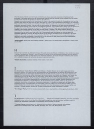 Document entitled 'Resonating Voices. An Archived Commentary or a Reflection on the AVANT...GARDE' page 4