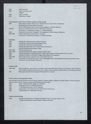 A Curriculum Vitae of Ursula Mawson-Raffalt and Anthony J. Faulder-Mawson , page 15