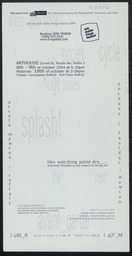 Flyer promoting performances of 'Like Watching Paint Dry', page 2