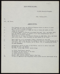 Letter relating to the organization of communications