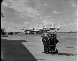 World Airways jet on ramp at Shannon