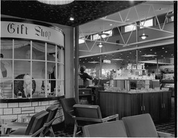 Interior of Duty Free liquor shop