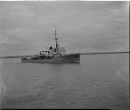 German Navy gun boat in Shannon