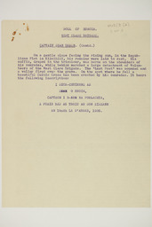 Typed brief biographical account of Captain Se·n Breen, page 3