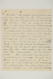 Handwritten brief biographical account of Commandant Peadar Clancy, page 3