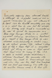 Handwritten brief biographical account of Section Commander Daniel Crawford, page 4