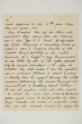 Handwritten brief biographical account of Section Commander Daniel Crawford, page 5