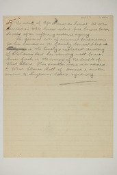 Handwritten brief biographical account of Thomas Curtin, page 4