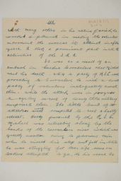 Handwritten brief biographical account of Volunteer Michael Darcy, page 3