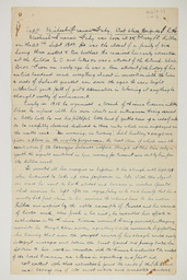 Handwritten brief biographical account of Captain Michael Francis Fahey, page 1