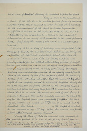 Handwritten brief biographical notes of Brigade Adjutant Sergeant P·draig Hassett, page 3