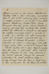 Handwritten brief biographical account of Lieutenant Patrick Keating, page 2