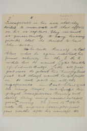 Handwritten brief biographical account of Commandant Christopher McCarthy, page 4