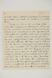 Handwritten brief biographical account of Commandant William Shanahan, page 3