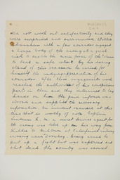 Handwritten brief biographical account of Commandant William Shanahan, page 5